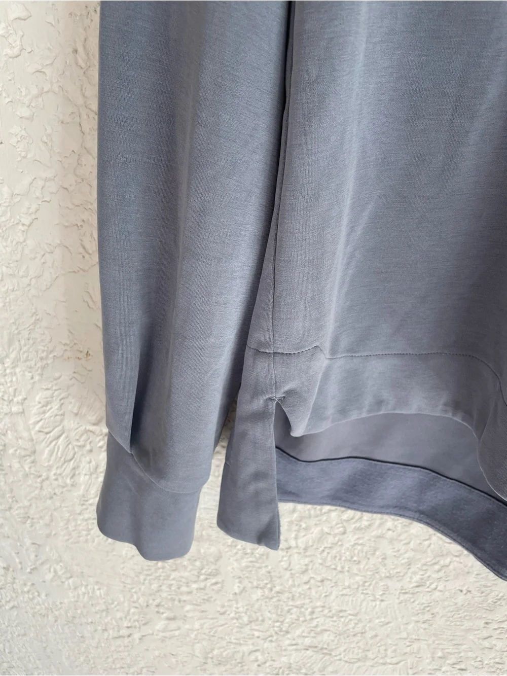 Athleta Light Blue Gray Crewneck Sweatshirt - Picture 2 of 6